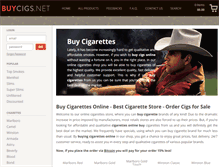 Tablet Screenshot of buycigs.net